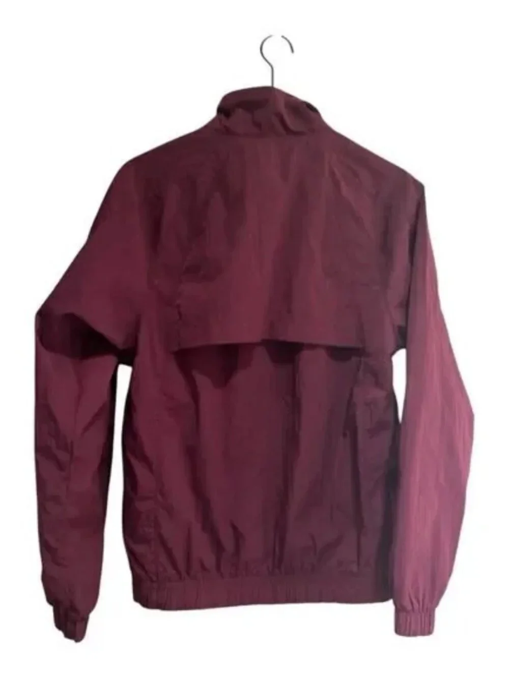 Pre-owned Nike Men's Vintage Maroon Windbreaker Flight Jacket Size XS Casual